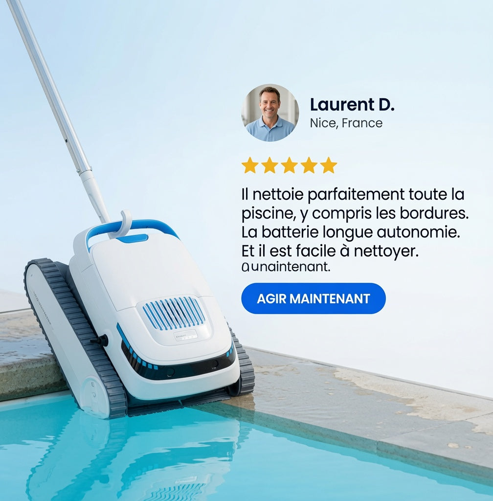 CleanOne Pro - Pulisce il fondo, le pareti e la linea d’acqua della vostra piscina.